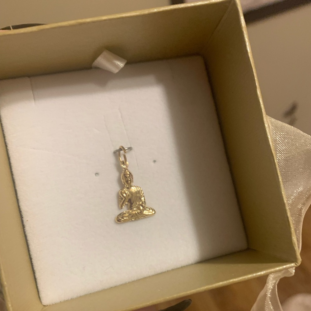 10K Gold Bhudda Pendant